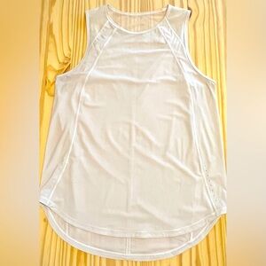 Women's Lululemon Sculpt Tank Top *Back Vent White 8